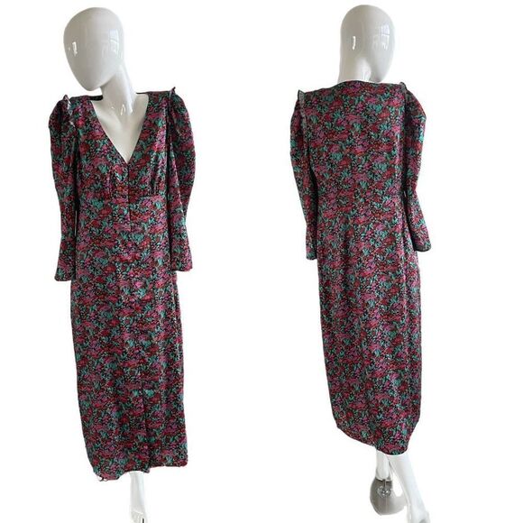 J. Crew Collection Drapey Ratti Floral Dress - Picture 2 of 8